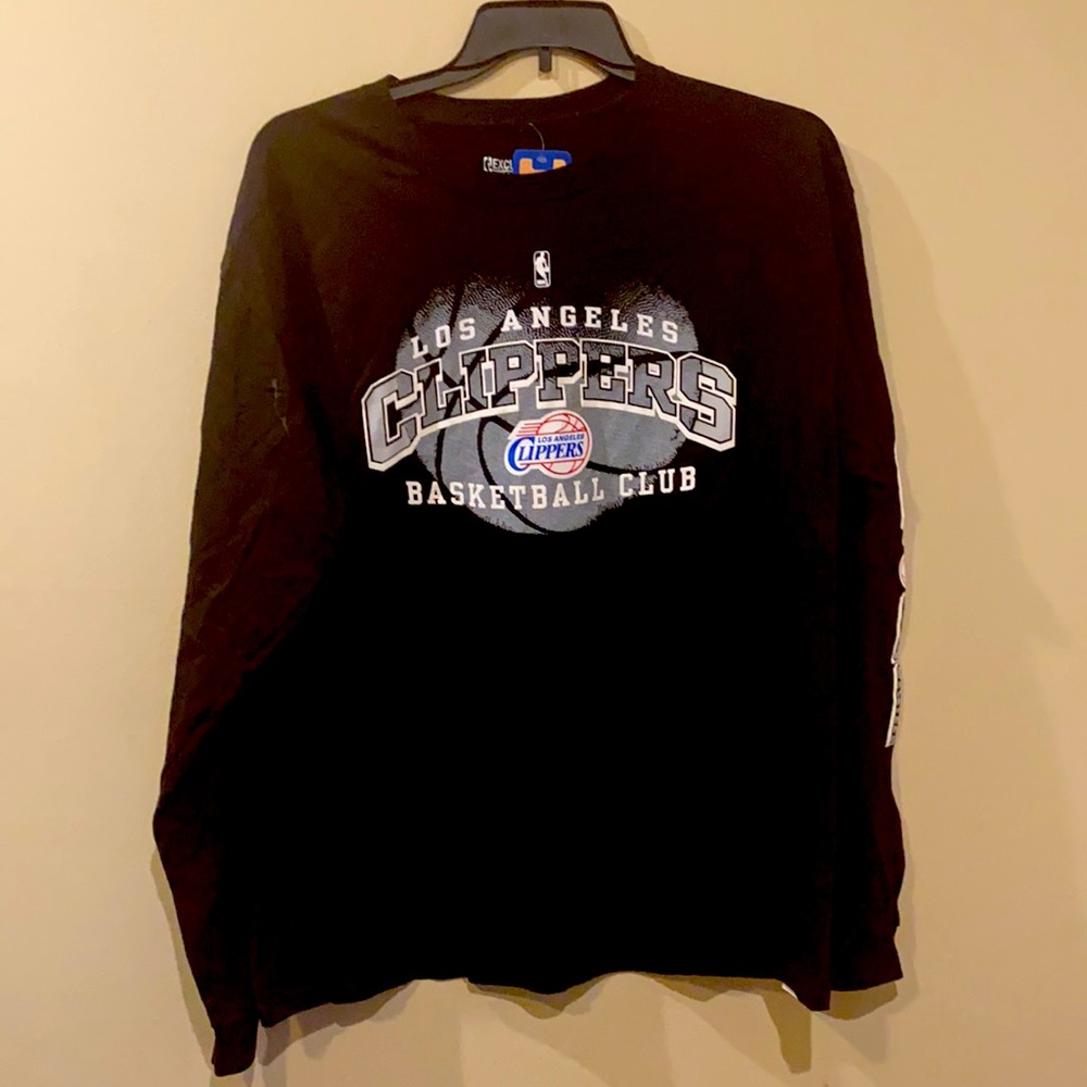 Exclusive Collection Los Angeles Clippers Basketball Club Long Sleeve Shirt XL